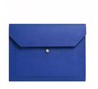 YDHSIKK Cartella portadocumenti a busta Borsa, Portadocumenti in pelle PU multicolore 330x245mm(Blue)
