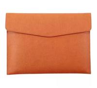 YDHSIKK Cartella portadocumenti a busta Borsa, Portadocumenti in pelle PU, organizer for cartelle, marrone, 330x247 mm