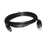 YDHSIKK Cavo convertitore Adattatore seriale, Cavo di Comunicazione seriale convertitore USB-Mini DIN 8 Pin MD8 Maschio RS232/RS485(RS232 Signal,3 metres)