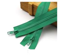 YDHSIKK Cerniere per Cucito, 5# Cerniere Aperte A Due Vie in Resina Multicolore 50-200 Cm Confezione da 3(Dark Green,80CM-5)