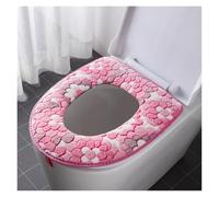 YDHSIKK Coperchio igienico e Coperchio Serbatoio Coral Fleece U Shape Toilet Seat Cover Multicolor(Color-c)