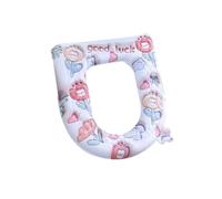 YDHSIKK Coperchio igienico e Coperchio Serbatoio Eva Toilet Seat Cover Pattern Inner 26x19cm Outer 42x39cm