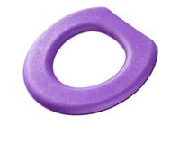 YDHSIKK Coperchio igienico e Coperchio Serbatoio Toilet Seat Cover Silicone Washable Reusable Waterproof Multicolor Bathroom Accessories(Purple)