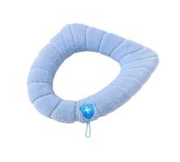 YDHSIKK Coperchio igienico e Coperchio Serbatoio Universal Toilet Seat Cushion Cover Multicolor(Blue with Handle)