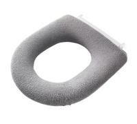 YDHSIKK Coperchio igienico e Coperchio Serbatoio Warm Knitting Toilet Seat Cover for Winter Multicolor 36x44cm(Grey)