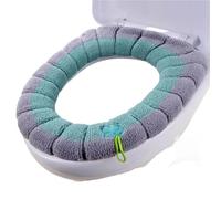 YDHSIKK Coperchio igienico e Coperchio Serbatoio Winter Toilet Seat Cover Cushion Multicolor(Green)