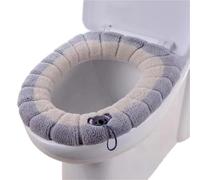 YDHSIKK Coperchio igienico e Coperchio Serbatoio Winter Toilet Seat Cover Cushion Multicolor(Grey)