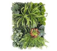 YDHSIKK Decorazione Artificiale per pareti da Giardino, 60 cm * 40 cm Decorazione for la casa Parete Erba Finta Decorazione Fiore Artificiale Pianta Prato Interno(7)