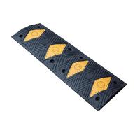 YDHSIKK Dossetto in Gomma, Dissuasore di velocità in Gomma modulare Nero e Giallo di Dimensioni Multiple, capacità di 220462 libbre(39.37x11.8X 1.18in)