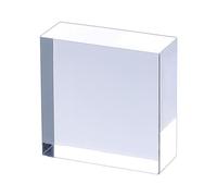 YDHSIKK Fogli Vuoti circolo Pannello Rotondo di plastica, Pannello espositivo in Vetro Acrilico Quadrato, Spessore 30 mm, 20 cm x(20cm x 20cm(1pcs))