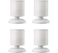 YDHSIKK gambe mobili Gambe for tavoli for mobili pesanti Gambe for mobili Altezza regolabile Supporto rotondo in acciaio inossidabile Portante 250 kg Cuscinetto in gomma Divano(White,18cm)