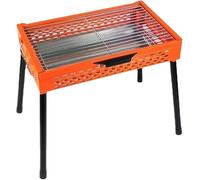 YDHSIKK griglia a Carbone Pieghevole Portatile, griglia ba Barbecue Portatile, Barbecue a carbonella, for Picnic, Cucina all'aperto, griglia Pieghevole in Metallo