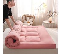YDHSIKK griglia a Carbone Pieghevole Portatile, griglia ba Coprimaterasso futon Giapponese 10 cm Multicolore Diverse Misure(Pink,200 * 220)