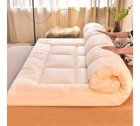 YDHSIKK griglia a Carbone Pieghevole Portatile, griglia ba Materasso futon Giapponese, Letto da Terra, materassino da Notte Multicolore, Diverse Misure(White,180x200cm)