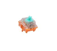 YDHSIKK Interruttore di tastiera lineare magnetico Interruttore magnetico FOX Sensore Hall SMD RGB Lineare Tastiera fai da te Impostazione gratuita Pre-viaggio(10pcs Orange)
