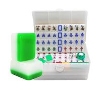 YDHSIKK Mah Jong Con 144 tessere incise Mahjong cinese classico Mahjong cinese(38mm)