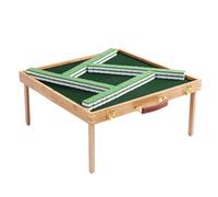 YDHSIKK Mah Jong Con tavolo pieghevole portatile da viaggio for esterni Mahjong cinese Mah jong(Green,26mm)