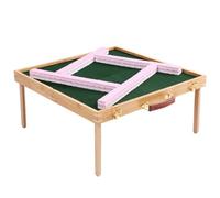 YDHSIKK Mah Jong Con tavolo pieghevole portatile da viaggio for esterni Mahjong cinese Mah jong(Pink,26mm)