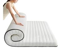 YDHSIKK Materassi Futon Materasso futon, sacco a pelo e materassino 6 cm multicolore, varie misure(White,Single)