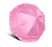 YDHSIKK Ombrello Ombrello Pizzo, Ombrello Decorazione matr Ombrello da Sposa in Pizzo con Manico Lungo Multicolore(Pink B)