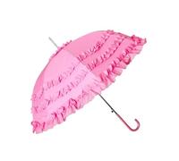 YDHSIKK Ombrello Ombrello Pizzo, Ombrello Decorazione matr Ombrello da Sposa in Pizzo Multicolore(Pink)
