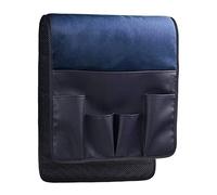 YDHSIKK Organizzatore di tasca da letto multi, Organizer salvaspazio for divano con 5 tasche(Blue)