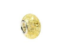 YDHSIKK Perline con Foro Centrale in Ottone, Confezione da 50 Perline distanziatrici in Resina Multicolore da 14 mm con Foro da 5 mm for ciondoli Fai da Te for la creazione di Gioielli.(Yellow-14mm)