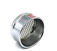 YDHSIKK Setaccio per campionamento orticoltura, 1pc Setaccio da Laboratorio Campionamento Ispezione Farmacopea Standard Test 304 SUS Filtro a Rete Cromatura Telaio Diam. 8 cm 4-10 Maglie(5 Mesh 4 mm)