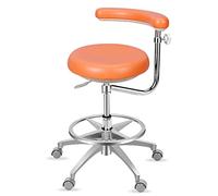 YDHSIKK sgabelli Medical Dental Stool Adjustable Height 20-24 Inches 360 Armrest PU Leather Multicolor(B)