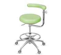 YDHSIKK sgabelli Medical Dental Stool Adjustable Height 20-24 Inches 360 Armrest PU Leather Multicolor(C)