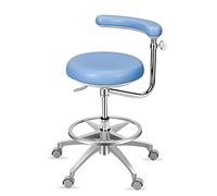 YDHSIKK sgabelli Medical Dental Stool Adjustable Height 20-24 Inches 360 Armrest PU Leather Multicolor(D)