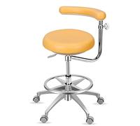 YDHSIKK sgabelli Medical Dental Stool Adjustable Height 20-24 Inches 360 Armrest PU Leather Multicolor(F)
