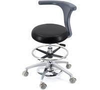 YDHSIKK sgabelli Sedia da dentista girevole a 360° con altezza regolabile e supporto for la schiena, multicolore, diverse misure(B4,A4)