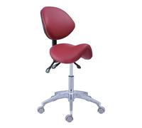 YDHSIKK sgabelli Sedia girevole con supporto for la schiena, girevole a 360°, altezza regolabile, 54-68 cm, vari colori(A1)