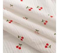 YDHSIKK Tessuto in Cotone Doppia Garza | Scenario di utilizzo 135x(50-500) cm: cucito domestico, fai da te, abbigliamento, biancheria da letto(1,135x100cm)