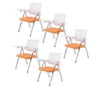YDkjwjw 5 Pcs Tablet Silla con Brazo para Tablet, Mesh Guest Reception Stack Sillas, Sillas de Oficina Ejecutiva para Conferencia Sala de Espera