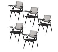 YDkjwjw 5 Pcs Tablet Silla con Brazo para Tablet, Mesh Guest Reception Stack Sillas, Sillas de Oficina Ejecutiva para Conferencia Sala de Espera