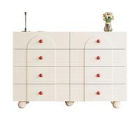 YDkjwjw Cassettiera Compatta Con 8 Cassetti - Mobiletto Multiuso Di Grande Capacità For Camera Da Letto, Ingresso E Soggiorno(White)