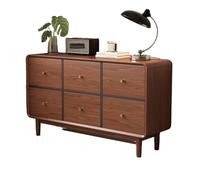 YDkjwjw Cassettiera Stretta In Legno Massello Con 3/4/6 Cassetti, Mobiletto Portaoggetti For Camerette E Ingressi Di Piccole Dimensioni, Salvaspazio(140x40x80cm)