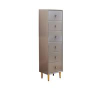 YDkjwjw Cassettiera Stretta, Mobiletto Portaoggetti In Legno A 6 Cassetti For Camera Da Letto, Ingresso E Organizer(Gray)