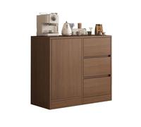 YDkjwjw Comò Moderno Con 3 Cassetti E 1 Mobiletto, Credenza Multiuso, Cassettiera Di Grande Capacità For Camera Da Letto, Sala Da Pranzo, Ingresso(Rosewood)