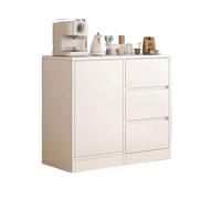 YDkjwjw Comò Moderno Con 3 Cassetti E 1 Mobiletto, Credenza Multiuso, Cassettiera Di Grande Capacità For Camera Da Letto, Sala Da Pranzo, Ingresso(Warm White)