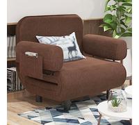 YDkjwjw Divano Letto Pieghevole Con Schienale E Cuscino Regolabili, Divano Letto Singolo Convertibile 3 In 1 Con Sedile Imbottito, Poltrona Lounge Reclinabile Reclinabile Per L'home Office