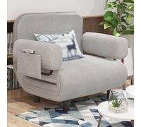 YDkjwjw Divano Letto Pieghevole Con Schienale E Cuscino Regolabili, Divano Letto Singolo Convertibile 3 In 1 Con Sedile Imbottito, Poltrona Lounge Reclinabile Reclinabile Per L'home Office