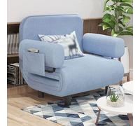 YDkjwjw Divano Letto Pieghevole Con Schienale E Cuscino Regolabili, Divano Letto Singolo Convertibile 3 In 1 Con Sedile Imbottito, Poltrona Lounge Reclinabile Reclinabile Per L'home Office