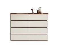 YDkjwjw Grande Mobiletto Portaoggetti In Legno Con 8 Cassetti, Cassettiera For Camera Da Letto, Soggiorno, Articoli Essenziali For La Casa(120x40x79cm)