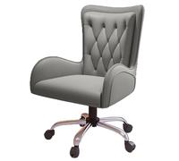 YDkjwjw Sedia Da Ufficio Per Computer Con Braccioli Imbottiti, Schienale Medio, Regolabile, Girevole A 360°, Sedie Direzionali Con Rotelle Per L'ufficio Domestico E Lo Studio