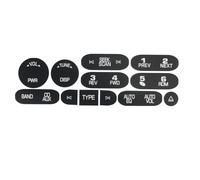 YDLYDL Adesivi Pulsanti Interni Automobilistici per Cadillac Isuzu 2002-2006, Set di Riparazione dei Pulsanti Interni dell Sostituzione