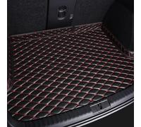 YDLYDL Baule Fodera Interni per Skoda Yeti 2014-2016 (backrest Without Cup Holder, Spare Tire Rear), Impermeabile Baule Fodera Accessori Posteriore Tappeto Copri Imperme AntiGraffio,Black Red