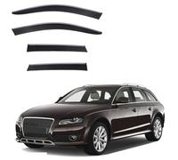 YDLYDL Deflettori finestrini per Audi A4 Touring MK4-B8 2009-2015, Protezione Meteo Facilità Installazione Nero Antivento Antipioggia Deflettore Aria Auto